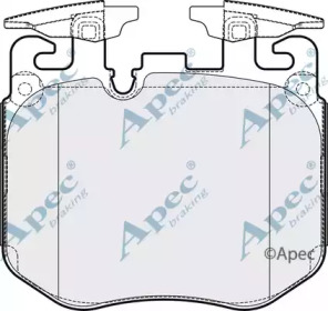 APEC BRAKING pad2161 -  Комплект тормозных колодок, дисковый тормоз